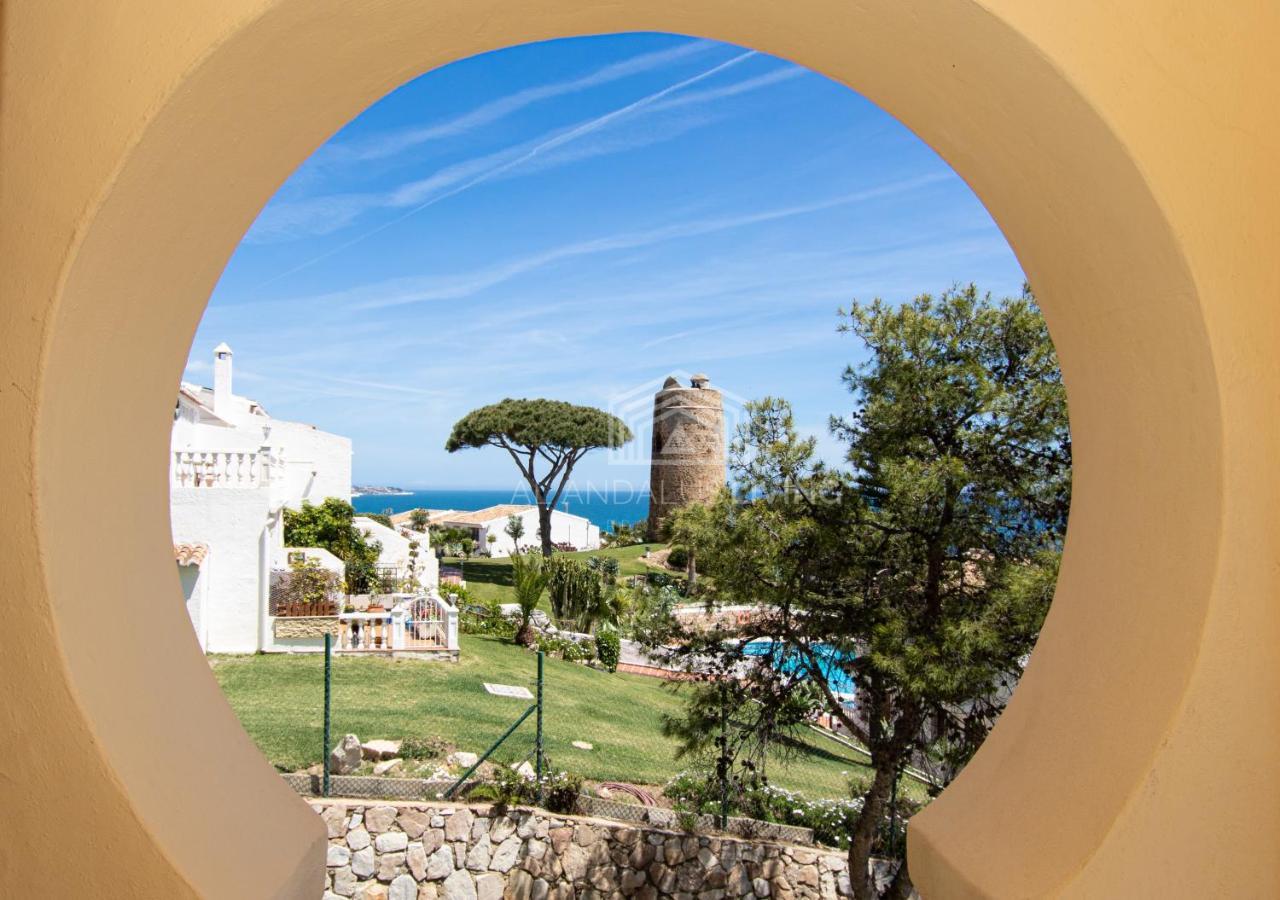 Panoramic Sea Views And Direct Access To The Beach From The Community In Torrenueva Apartment Málaga Exterior foto
