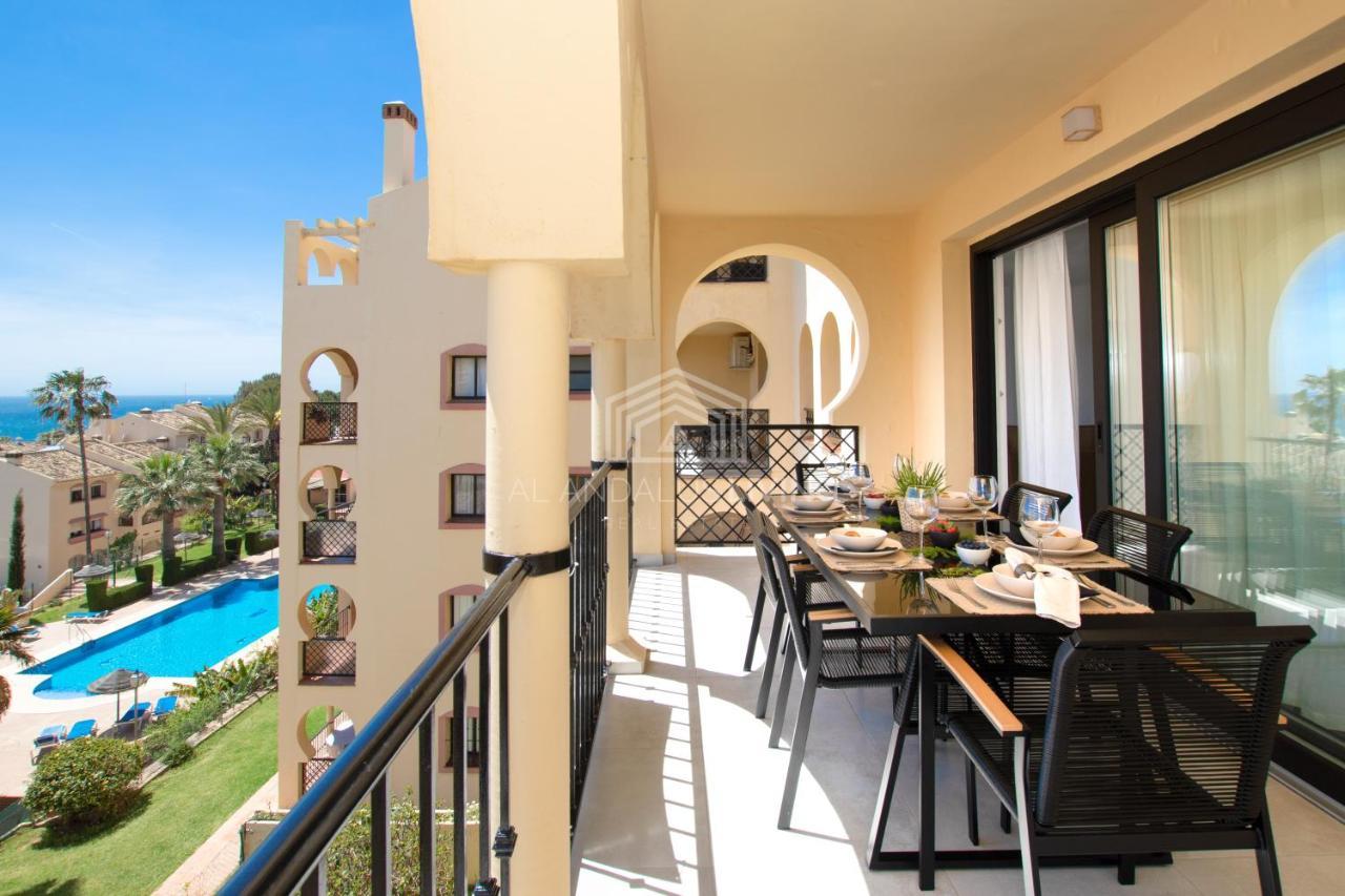 Panoramic Sea Views And Direct Access To The Beach From The Community In Torrenueva Apartment Málaga Exterior foto
